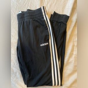 Small Black Adidas slim fit joggers